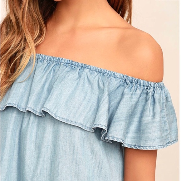 ZARA Denim Dress - Picture 4 of 8